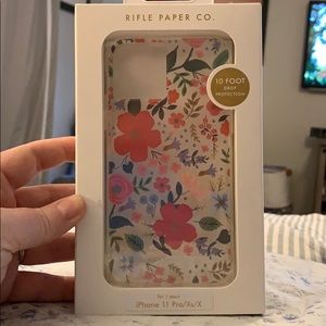 Rifle Paper Co Wild Rose iPhone Case 11 Pro, X, XS